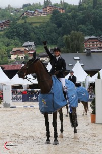 JUMPING DE MEGEVE 14 - Frederique Fabre Delbos & Nirvana Basters