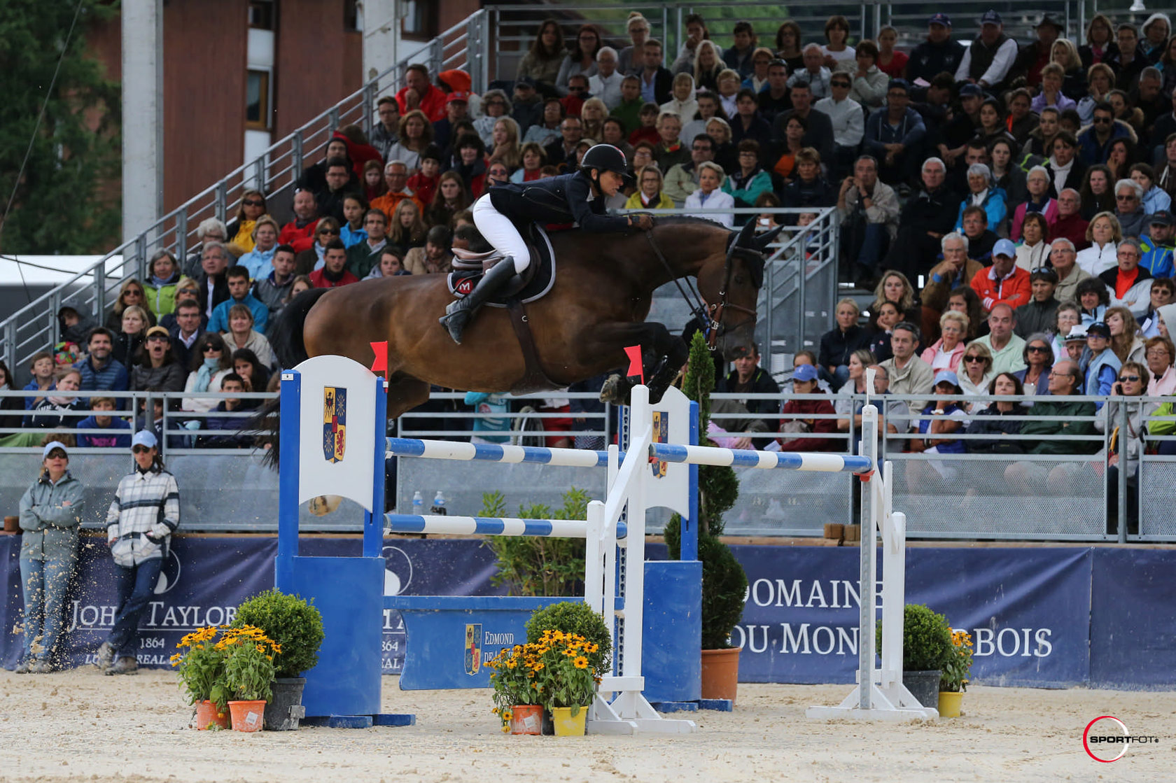 JUMPING DE MEGEVE 14 - Frederique Fabre Delbos & Nirvana Basters