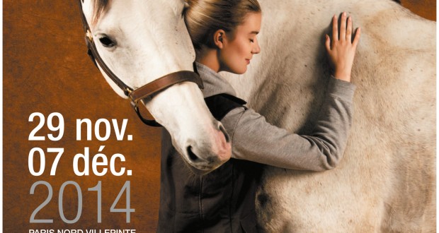 Affiche du salon du cheval de Paris 2014