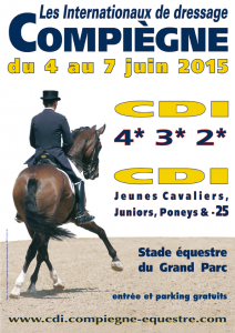 INTERNATIONAUX DE DRESSAGE, DU 4 AU 7 JUIN 2015 COMPIÈGNE