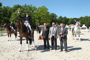 internationaux de dressage gagnant