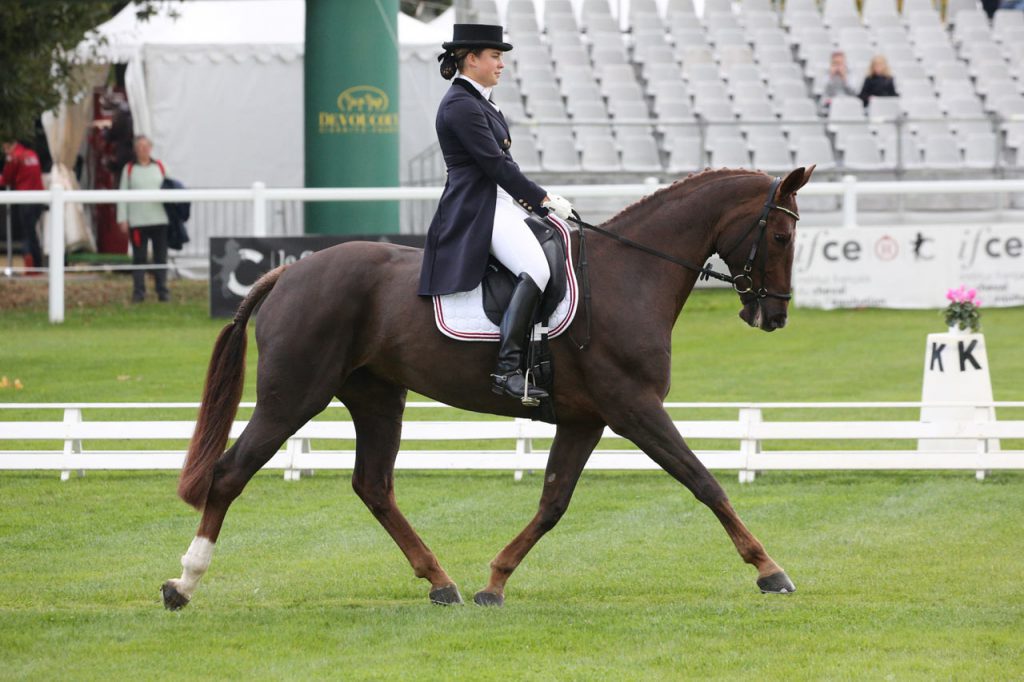 Mondial du Lion cavaliere Charlotte Dobretsberger