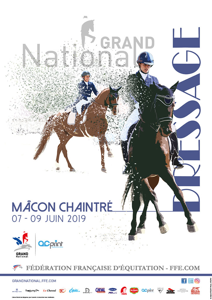 circuit Grand National FFE-AC Print de dressage à Mâcon Chaintré