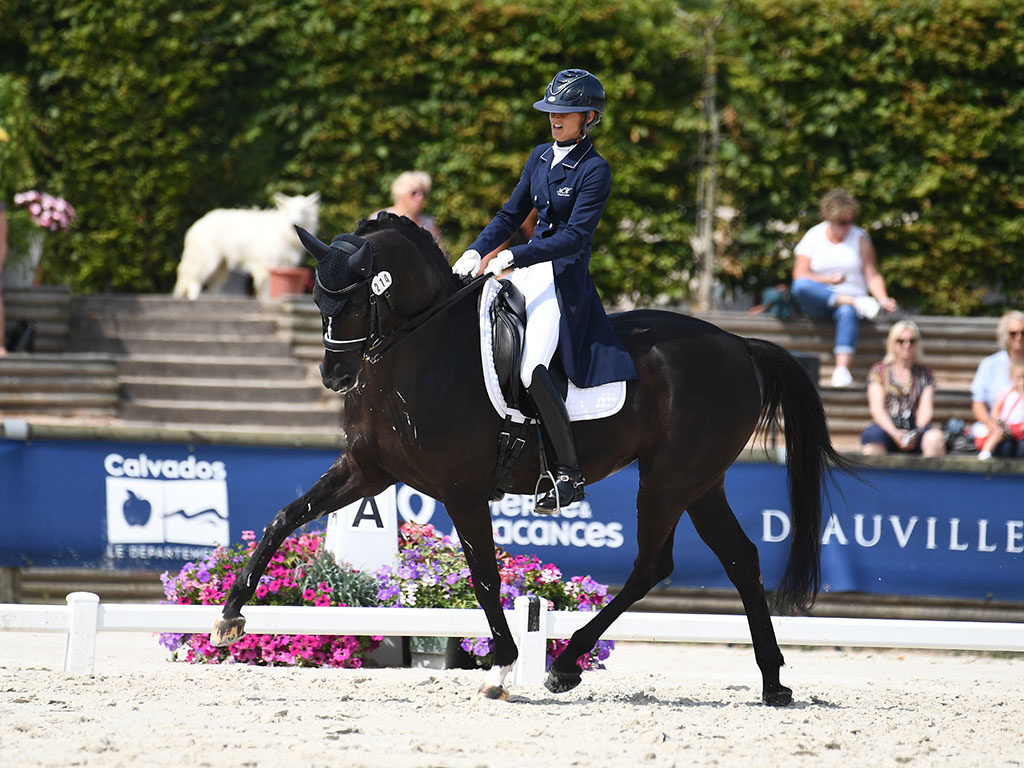 Maxime Collard (FRA) et Happy Lady, vainqueurs du Prix de la Ville de Deauville (CDI2* - Freestyle Intermédiaire I)