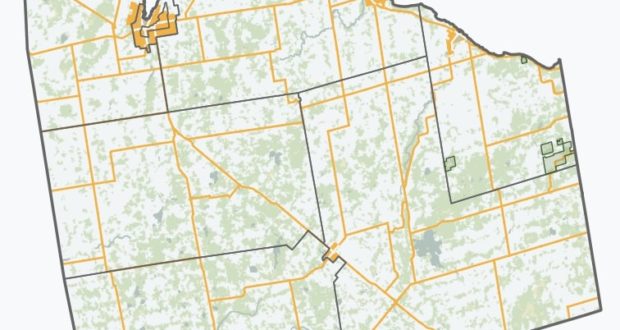 Maps showing counties with confirmed cases of Strangles in Ohio, Michigan, and Florida