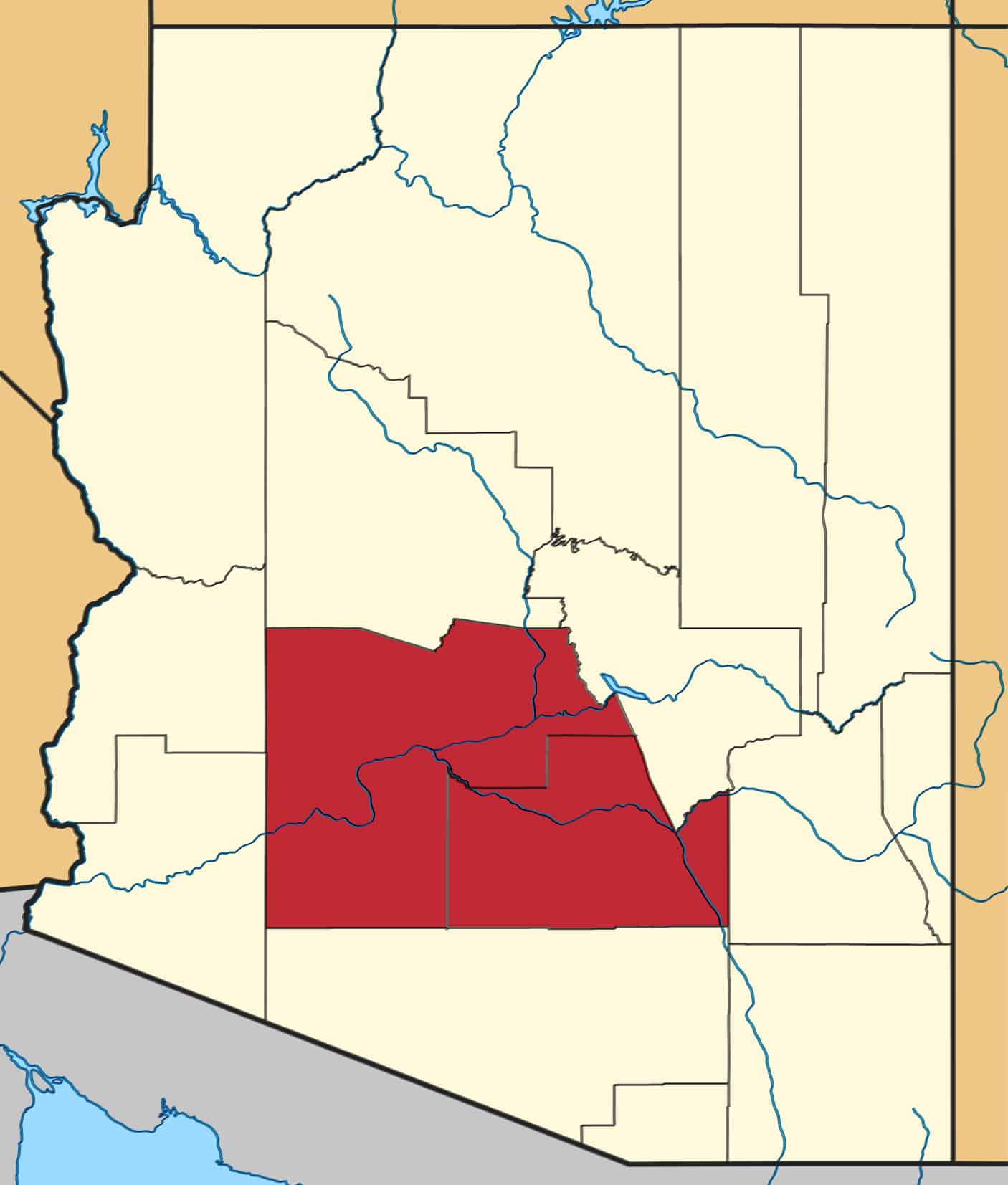 Pinal and Maricopa Counties, Arizona